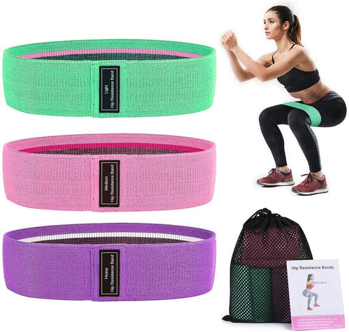 OMERIL RUNYUE Bande Elastiche di Resistenza, Set Fasce Fitness in Tessuto...