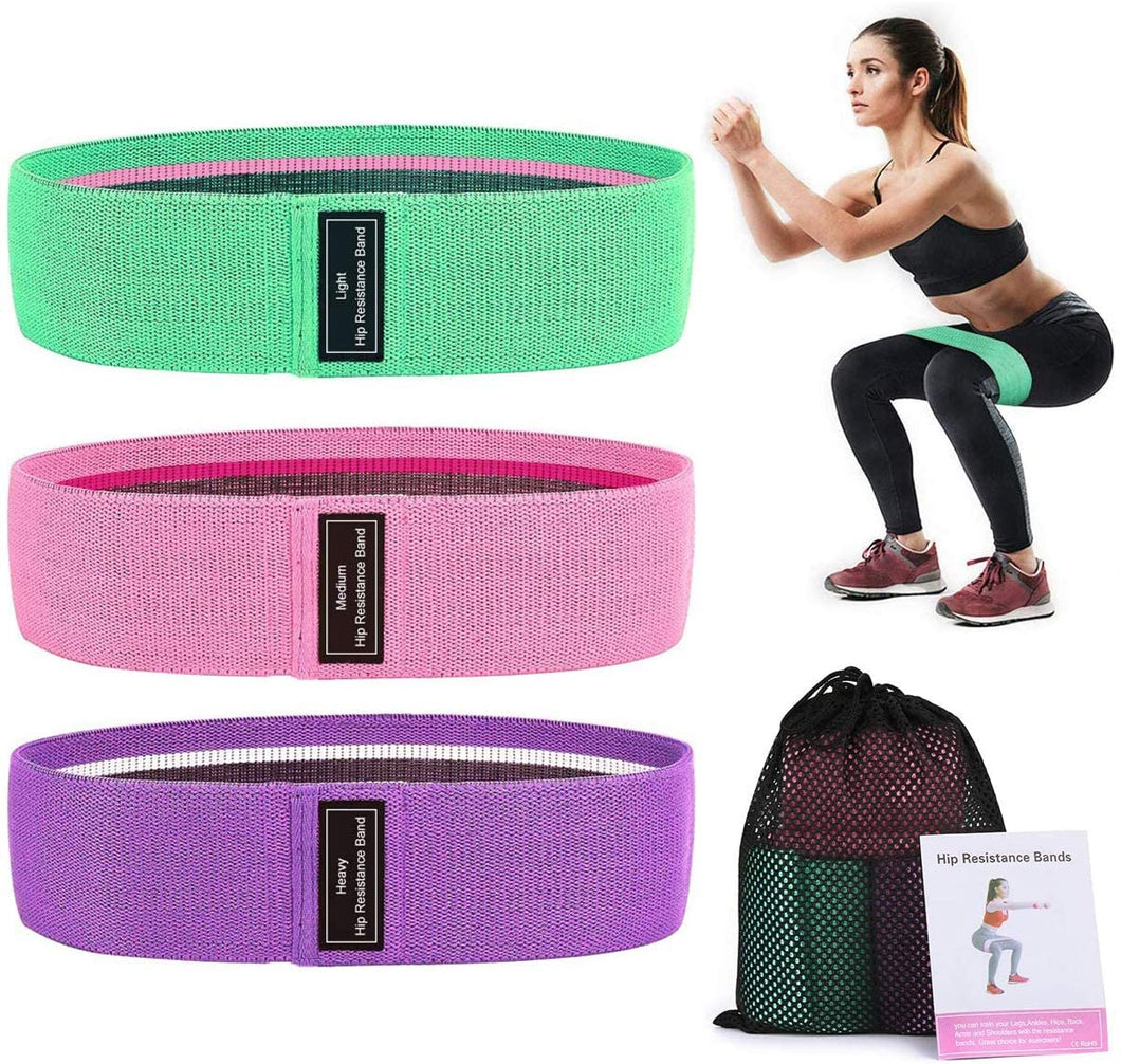 OMERIL RUNYUE Bande Elastiche di Resistenza, Set Fasce Fitness in Tessuto...