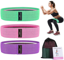 Carica l&#39;immagine nel visualizzatore di Gallery, OMERIL RUNYUE Bande Elastiche di Resistenza, Set Fasce Fitness in Tessuto...