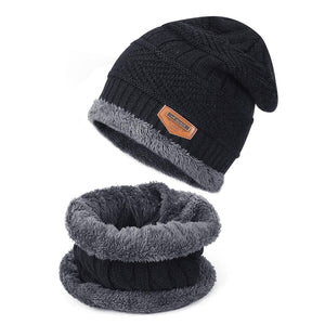 TAGVO Winter Beanie Hat Sciarpa Set Super Soft Fleece Fodera Interna Grande... - Ilgrandebazar