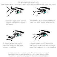 Carica l&#39;immagine nel visualizzatore di Gallery, Ciglia Finte Magnetiche 3a Generazione 3D Riutilizzabili 2 Paia Varie Misure... - Ilgrandebazar