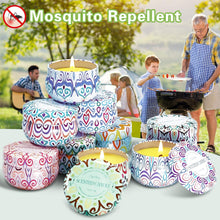 Carica l&#39;immagine nel visualizzatore di Gallery, LA BELLEFÉE Set Regalo Candele con Olio di Citronella Naturale Repellenti per Zanzare per Interni ed Esterni per Tenere Lontane Le Zanzare, Lenire i Nervi, Purificare l&#39;Aria - 12 Candele