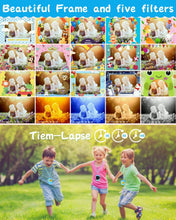 Carica l'immagine nel visualizzatore di Gallery, Fotocamera per Bambini Giocattolo Videocamera Digitale per Bambini Giocattoli Regalo Per Bambini Schermo HD da 2 pollici 1080P 32 GB TF Card da 3 a 12 anni Ragazzi e Ragazze … (blu)