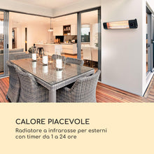 Carica l&#39;immagine nel visualizzatore di Gallery, blumfeldt Silver Bar 2000 - Radiatore a Infrarossi, Lampada 2000 Watt - Ilgrandebazar