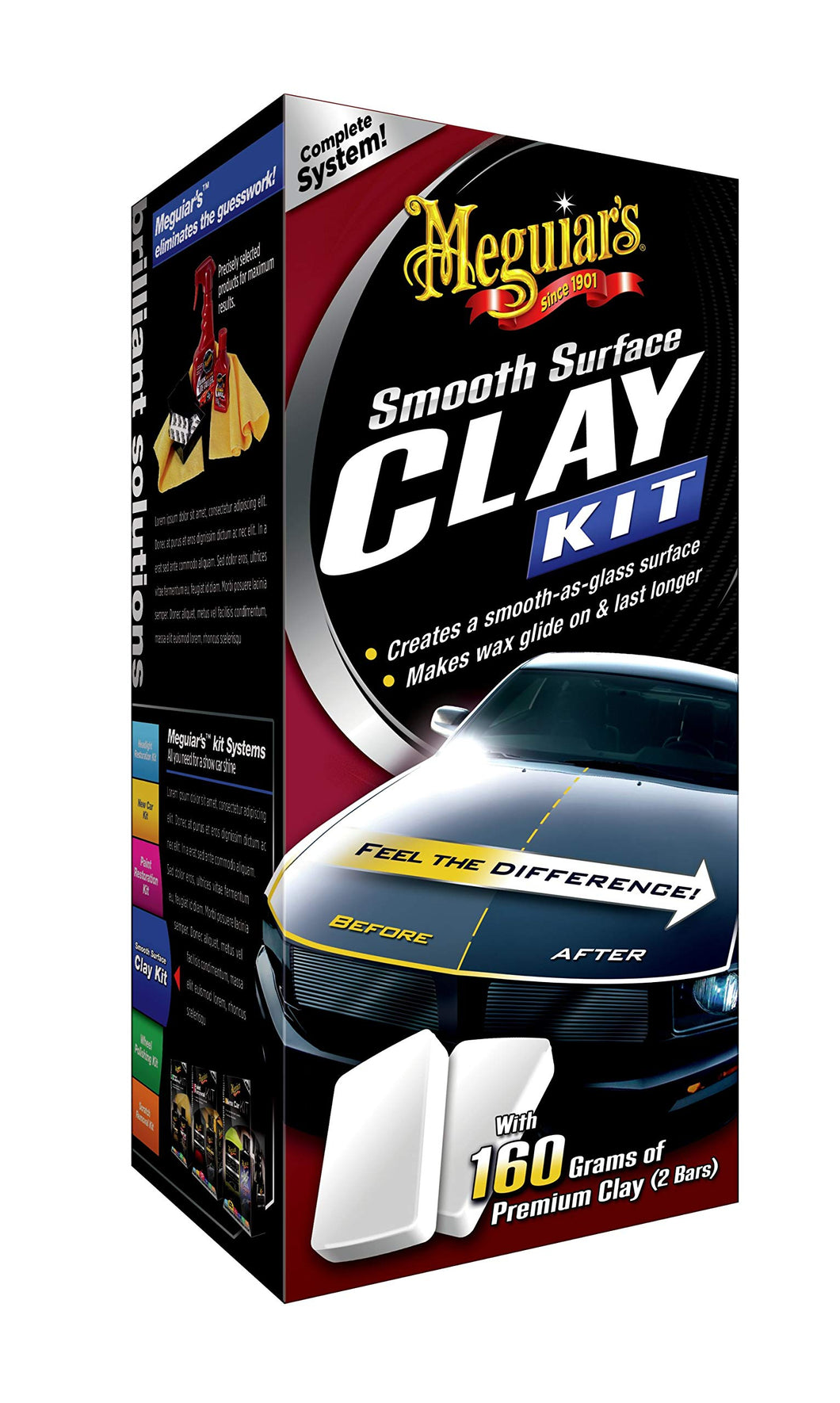 Meguiar's G1016EU Kit Clay per Ricondizionamento, Grande - Ilgrandebazar