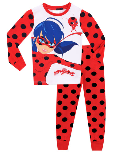 Miraculous Ladybug - Pigiama a Maniche Lunghe per Ragazze - -... - Ilgrandebazar