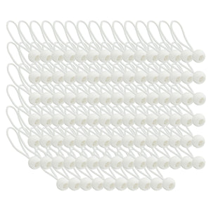 ECENCE 100x Gommini di tensionamento gommini tensionamento, Bianco - Ilgrandebazar