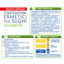 Carica l'immagine nel visualizzatore di Gallery, Cuki Contenitori Ermetici per Sughi, Trasparente, 5 Unità (1 confezione)