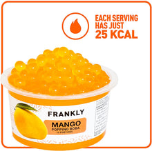 Carica l'immagine nel visualizzatore di Gallery, FRANKLY Popping Boba - Perle alla frutta Per Bubble Tea, Yogurt, Torte e Dolci (Mango 490g) Mango da 490g