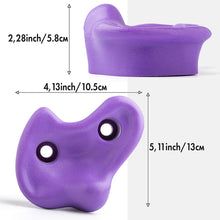 Carica l&#39;immagine nel visualizzatore di Gallery, Cateam Prese d&#39;arrampicata per Bambini - 24psc - 8 Colori - con Hardware di Installazione sicura. Rocce da Arrampicata in plastica Ruvida Spessa con 2 Maniglie Bonus Incluse.