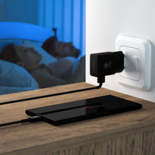 Carica l&#39;immagine nel visualizzatore di Gallery, HyperWimo Caricabatteria Spina USB + Cavo Type C Fast Charge Adattatore Nero - Ilgrandebazar
