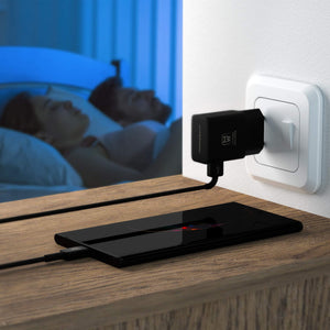 HyperWimo Caricabatteria Spina USB + Cavo Type C Fast Charge Adattatore Nero - Ilgrandebazar
