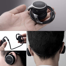 Carica l'immagine nel visualizzatore di Gallery, KAMTRON Cuffie Bluetooth Senza Fili Sport Pieghevoli Portatile Sport Cuffie Wireless with Stereo HiFi con Microfono Integrato, per Tutti i Dispositivi, Nero