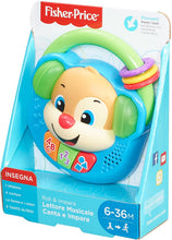 Carica l'immagine nel visualizzatore di Gallery, Fisher-Price - Lettore Musicale Canta e Impara, Giocattolo Elettronico Ridi per Bambini 6-36 Mesi, FPV06