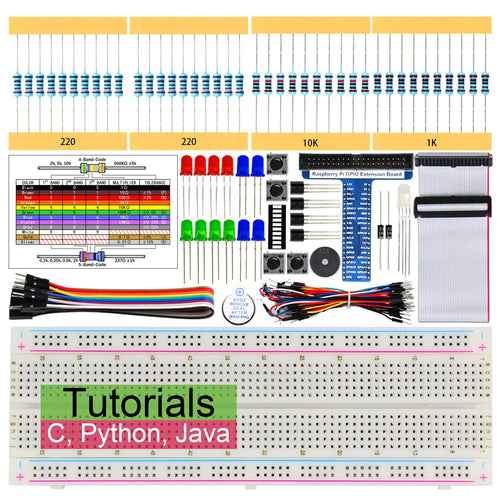 Freenove Basic Starter Kit for Raspberry Pi 4 B 3 B+, 147 Pages Detailed... - Ilgrandebazar