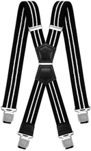 Carica l&#39;immagine nel visualizzatore di Gallery, Bretelle Uomo Donna X Forma Elastici Registrabili Clip molto forti Colori... - Ilgrandebazar