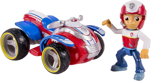 Playset Veicolo RYDER con personaggio da PAW PATROL Quad Rescue ATV Originale SPIN MASTER