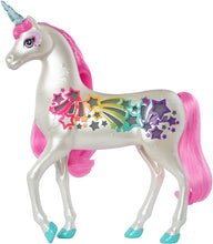 Carica l&#39;immagine nel visualizzatore di Gallery, Barbie Unicorno Pettina e Brilla, Accessorio per Bambole, Giocattolo per Bambini 3 + Anni, GFH60