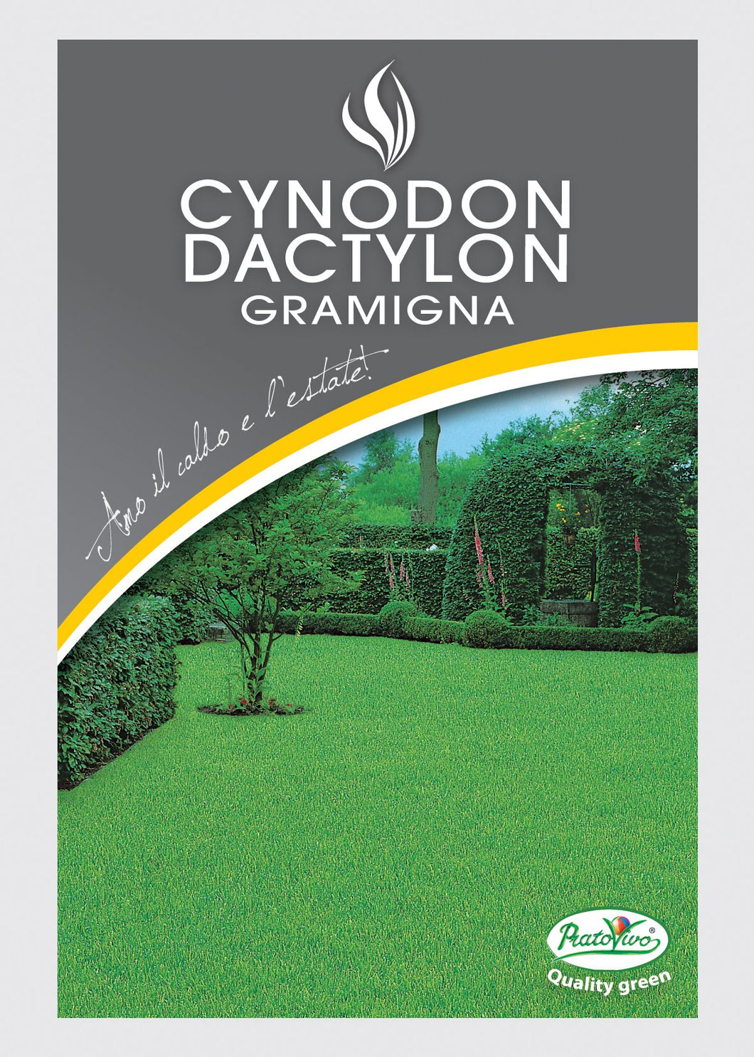 Hortus 62GRAX07E Seme Prato Gramigna Coltivata, 1 kg, 18x6.5x27 cm - Ilgrandebazar