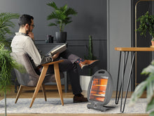 Carica l'immagine nel visualizzatore di Gallery, BEPER P203PAN001 Stufa al quarzo, Basso Consumo Energetico, 800W 2 Livelli di Potenza, Pannello radiante al quarzo, Grigio