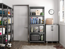 Carica l&#39;immagine nel visualizzatore di Gallery, Keter Tidy Armadio Alto, Grigio Scuro/Grigio Scuro-Grigio Chiaro - Ilgrandebazar