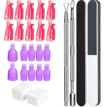 Carica l&#39;immagine nel visualizzatore di Gallery, Kindax Kit per Rimozione Smalto Unghie Include 10xClip Piedi,... - Ilgrandebazar