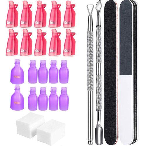 Kindax Kit per Rimozione Smalto Unghie Include 10xClip Piedi,... - Ilgrandebazar