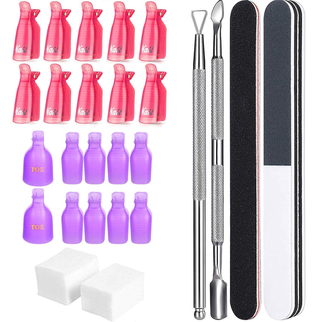 Kindax Kit per Rimozione Smalto Unghie Include 10xClip Piedi,... - Ilgrandebazar
