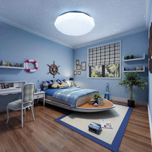 Carica l&#39;immagine nel visualizzatore di Gallery, Albrillo Plafoniera LED Soffitto Dimmerabile - 24W 1600 Lumen Lampada Soffitto con Stelle, Telecomando con 3 Tempertura di Colore e Regolazione della Luminosità, Luce Notturna, per Camera da Letto