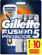 Carica l'immagine nel visualizzatore di Gallery, Gillette Fusion5 Proglide Regolabarba Uomo, Rasoio a Mano Libera, 10 Lamette da Barba (da 5 Lame), Manico Ergonomico con Tecnologia Flexball, Fino a 1 Mese di Rasatura con 1 Lametta