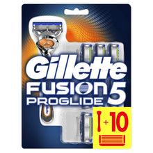 Carica l'immagine nel visualizzatore di Gallery, Gillette Fusion5 Proglide Regolabarba Uomo, Rasoio a Mano Libera, 10 Lamette da Barba (da 5 Lame), Manico Ergonomico con Tecnologia Flexball, Fino a 1 Mese di Rasatura con 1 Lametta