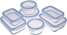Carica l'immagine nel visualizzatore di Gallery, Amazon Basics - Contenitori per alimenti, in vetro, con coperchi, 14 pezzi (7 contenitori + 7 coperchi), senza BPA 14 Single