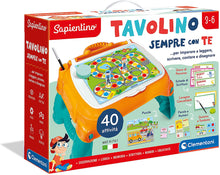 Carica l&#39;immagine nel visualizzatore di Gallery, Clementoni - Sapientino - Tavolino Sempre con Te, Banchetto per Imparare a Scrivere, Leggere e Disegnare per Bambini 3+ Anni, 13346 Single