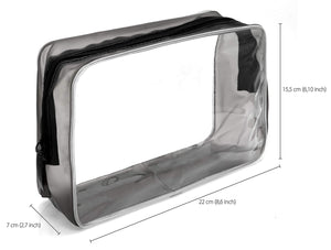 MyGadget Busta Trasparente da Viaggio per Aereo - Beauty Size L, - Ilgrandebazar