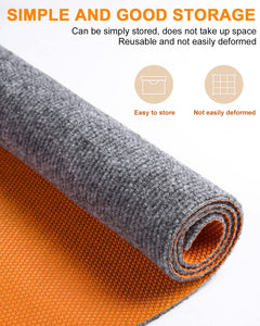 90 x 140cm Tappeto Sedia Ufficio, Materiale TPE, Tappeto Salvapavimento Antiscivolo, Ufficio protettore del pavimento,Tappeto per Sedia con Ruote, Tappetino Pavimenti per Parquet e Pavimenti Duri
