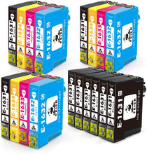 Carica l&#39;immagine nel visualizzatore di Gallery, feier 16XL 16 cartucce di inchiostro Compatibile per Epson 16XL 16 XL Multipack per stampanti Epson Workforce WF-2630 WF-2750 WF-2530 WF-2650 WF-2510 WF-2760 WF-2010 WF-2520 WF-2540 WF-2660