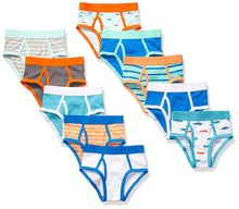 Carica l&#39;immagine nel visualizzatore di Gallery, Amazon Essentials 10-Pack Underwear Brief, Sharks And Stripes, Medium - Ilgrandebazar