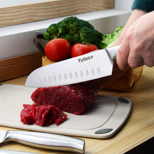 Carica l'immagine nel visualizzatore di Gallery, Velaze Set Coltelli, Set Coltelli da Cucina in Acciaio Inossidabile Set 16 Pezzi, Ceppo Coltelli, Coltello Cucina Professionali Chef con Blocco Coltelli in Lengo Negro