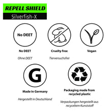 Carica l&#39;immagine nel visualizzatore di Gallery, Repellente per pesciolini d&#39;argento REPELL SHIELD I 100 ml I per... - Ilgrandebazar
