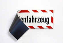Carica l&#39;immagine nel visualizzatore di Gallery, Lohofol-Targa magnetica per veicoli con testo in tedesco 45 x 15 cm - Ilgrandebazar