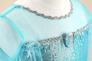 Costume Elsa Bambina Carnevale Vestito Principessa Dei Ghiacci Mod... - Ilgrandebazar