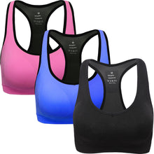 Carica l&#39;immagine nel visualizzatore di Gallery, ANGOOL Donna Reggiseno Sportivo Senza Cuciture Banda Elastica Reggente Yoga... - Ilgrandebazar