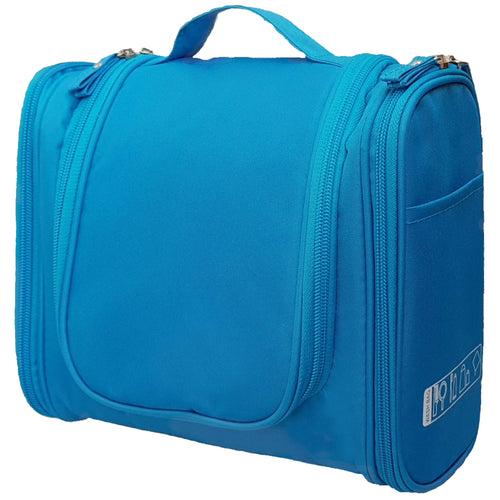 Beauty Case Viaggio Donna Uomo Appendibile (Azzurro) Organizer Bagno Azzurro - Ilgrandebazar