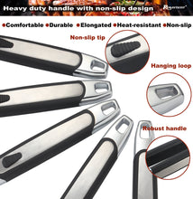 Carica l&#39;immagine nel visualizzatore di Gallery, Romanticist 20pc Utensili Barbecue in Acciaio 44 x 8.8 x 19 cm, 20PCS - Ilgrandebazar