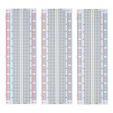 Carica l&#39;immagine nel visualizzatore di Gallery, Elegoo 3pcs MB-102 Breadboard con 830 Punti Senza Set 1 (830 points X 3) - Ilgrandebazar