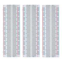 Carica l&#39;immagine nel visualizzatore di Gallery, Elegoo 3pcs MB-102 Breadboard con 830 Punti Senza Set 1 (830 points X 3) - Ilgrandebazar