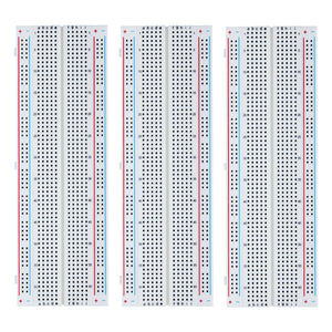 Elegoo 3pcs MB-102 Breadboard con 830 Punti Senza Set 1 (830 points X 3) - Ilgrandebazar