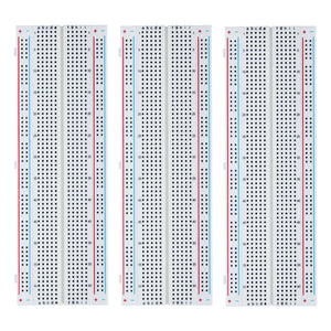 Elegoo 3pcs MB-102 Breadboard con 830 Punti Senza Set 1 (830 points X 3) - Ilgrandebazar