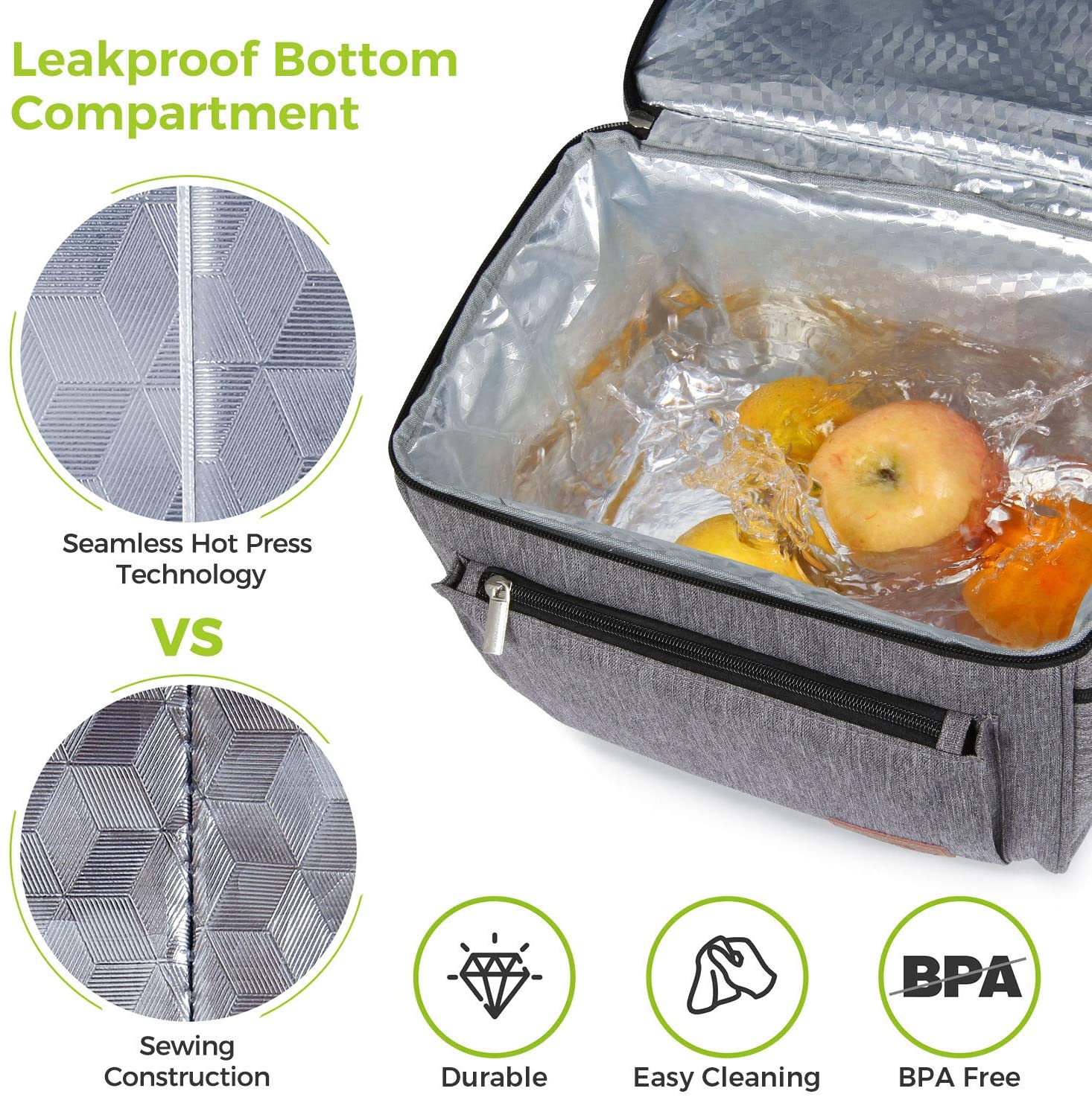 Zaino Termico TOURIT 28L - Borsa Frigo Isoterma Per Picnic, Campeggio E Sport - Foto 5