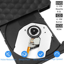 Carica l&#39;immagine nel visualizzatore di Gallery, Masterizzatore CD Dvd Esterno,Lettore Esterno per PC Portatile dvd-1, Nero - Ilgrandebazar